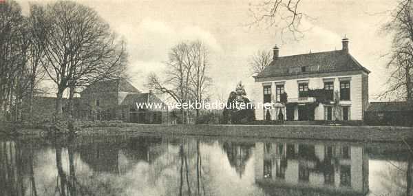 Noord-Holland, 1919, Heiloo, Nijenburg. Het heerenhuis met het stalgebouw