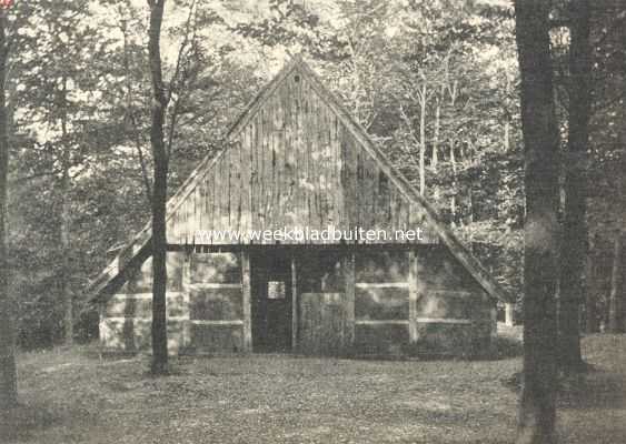 Gelderland, 1919, Arnhem, Het Nederl. Openlucht Museum. De oud-Saksische boerenwoning (voorzijde)