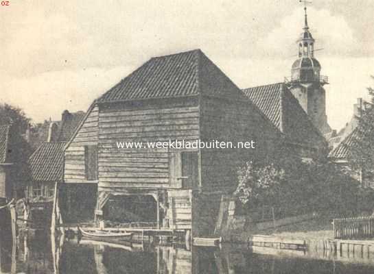 Overijssel, 1919, Blokzijl, Blokzijl. Bij de oude hooischuur