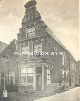 Overijssel, 1919, Blokzijl, Blokzijl. Oude gevel te Blokzijl