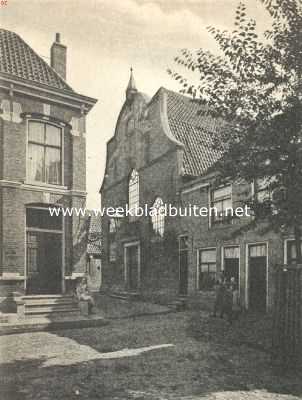 Overijssel, 1919, Blokzijl, Blokzijl. Hoekje bij de Doopsgezinde Kerk