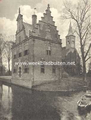 Noord-Holland, 1919, Jisp, Het Raadhuis van Jisp, gezien van het Noordwesten