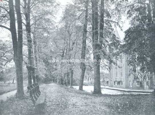 Utrecht, 1919, Houten, Het kasteel Heemstede bij Houten (Utr.). Bij het kasteel Heemstede