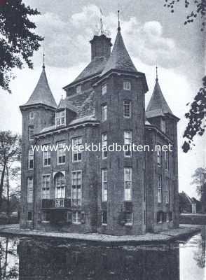 Het kasteel Heemstede bij Houten (Utr.). Het kasteel Heemstede, achterzijde