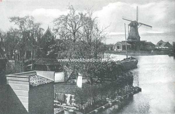 Noord-Holland, 1919, Nieuwendam, De dorpen over 't IJ. Bij Nieuwendam