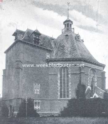Noord-Brabant, 1919, Willemstad, De Koepelkerk te Willemstad met den merkwaardigen uitbouw