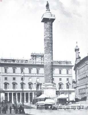 Itali, 1919, Rome, Pleinen en monumenten van Rome. Het 