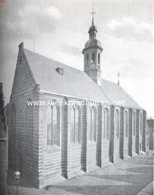 Noord-Holland, 1919, Alkmaar, Alkmaar. Gezicht van De Laat op de St. Janskapel