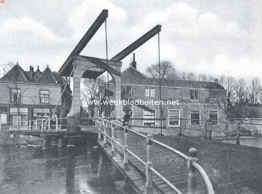 Noord-Holland, 1919, Alkmaar, Alkmaar. Oude Gracht met Stadstimmertuin