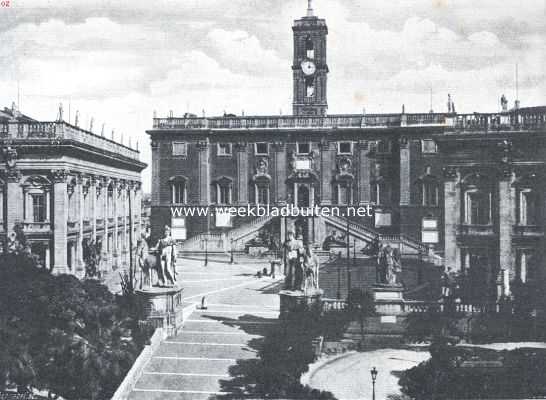 Pleinen en monumenten van Rome. Het Kapitoolplein