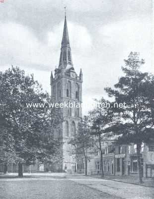 Gelderland, 1919, Lochem, Lochem en Barchem. De toren der St. Gudula-kerk te Lochem