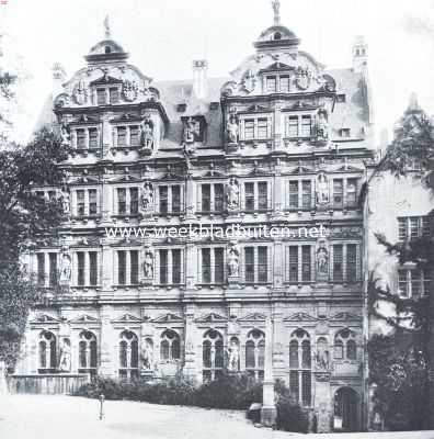 Duitsland, 1919, Heidelberg, Het stervende Heidelberger Slot. De Frederiksbouw