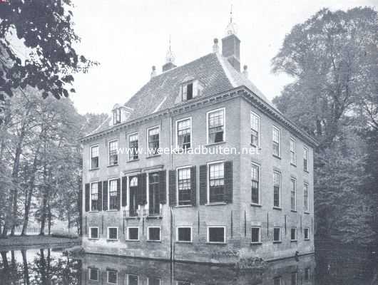 Utrecht, 1919, Jutphaas, Rijnhuizen bij Jutphaas. Het Huis Rijnhuizen, gezien van het Zuidwesten (achterzijde)