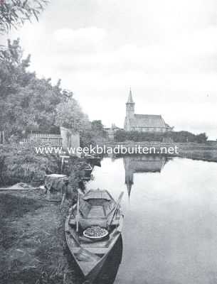 Gezicht op de kerk te Groot-Schermer