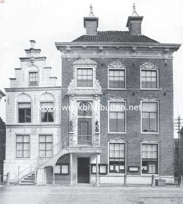 Friesland, 1919, Workum, Het Stadhuis te Workum