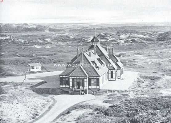 Zuid-Holland, 1919, Scheveningen, De Ruigehoek, het landhuis van onze koningin in de duinen bij Scheveningen