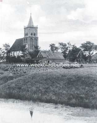Noord-Holland, 1919, Haringhuizen, Bij het kerkje van Haringhuizen
