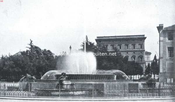 De fonteinen van Rome. De vroegere Aqua Marcia-fontein