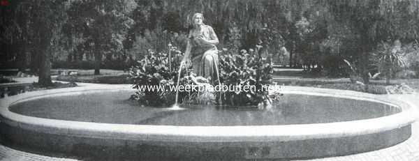 Itali, 1919, Rome, De fonteinen van Rome. Mozes-fontein