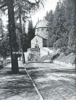 Zwitserland, 1919, Onbekend, Het land van Segantini. Het kleine museum aan den weg van Sankt-Moritz naar Silvaplana