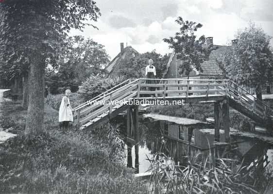 Oude Noord-Holl. Raadhuisjes. Oude boerderij te Barsingerhorn, niet ver van het raadhuis