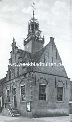 Noord-Holland, 1919, Barsingerhorn, Oude Noord-Holl. Raadhuisjes. Het Raadhuis te Barsingerhorn