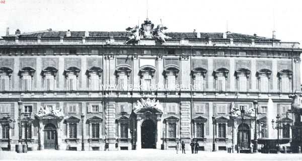 Itali, 1920, Rome, Rome, de stad der paleizen. Het Paleis van de Consulta