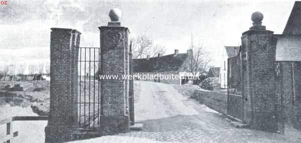 Zuid-Holland, 1920, Heenvliet, Heenvliet en de rune Ravestein. De oude tol bij Heenvliet