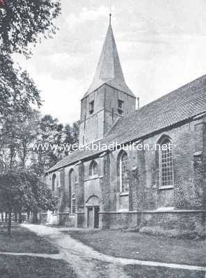 Drenthe, 1920, Diever, Diever en Dwingelo. De kerk te Diever