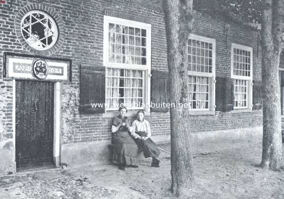 Drenthe, 1920, Diever, Diever en Dwingelo. Het oude Schultehuis aan den Brink te Diever