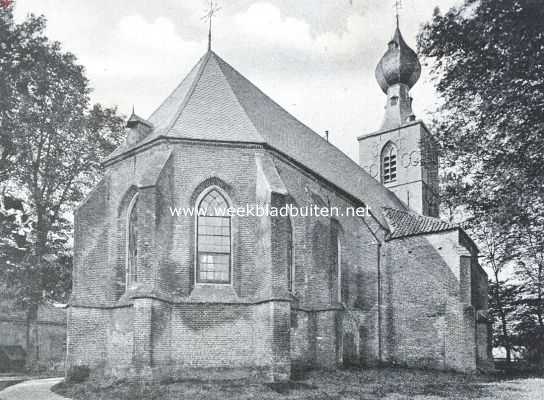 Drenthe, 1920, Dwingelo, Diever en Dwingelo. De kerk te Dwingelo