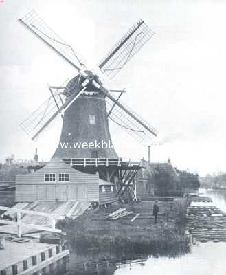 Utrecht, 1920, Utrecht, Onze windmolen-typen. Houtzaagmolen-bovenkruier bij Utrecht