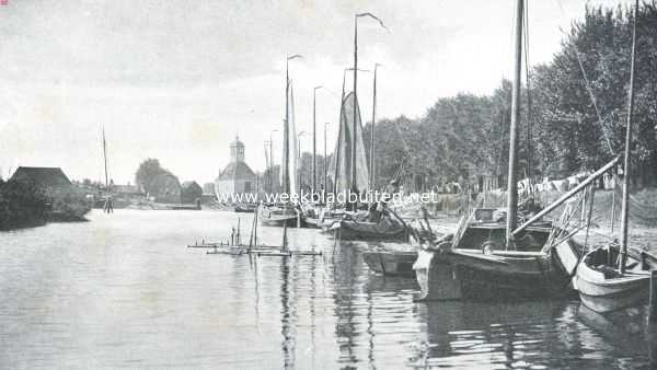 Noord-Holland, 1920, Durgerdam, De haven van Durgerdam