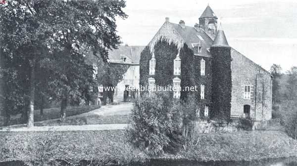 Gelderland, 1920, Waardenburg, Het kasteel Waardenburg. Van den dijk af gezien