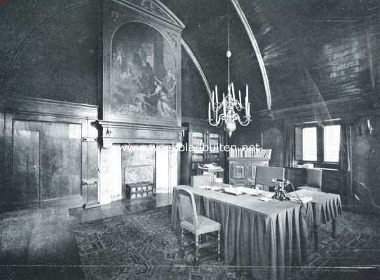 Noord-Holland, 1920, Haarlem, Het Stadhuis te Haarlem. De kamer van den secretaris (voormalige 