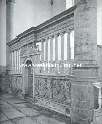 Noord-Holland, 1920, Alkmaar, De Groote Kerk te Alkmaar. Afsluiting van een der kapellen