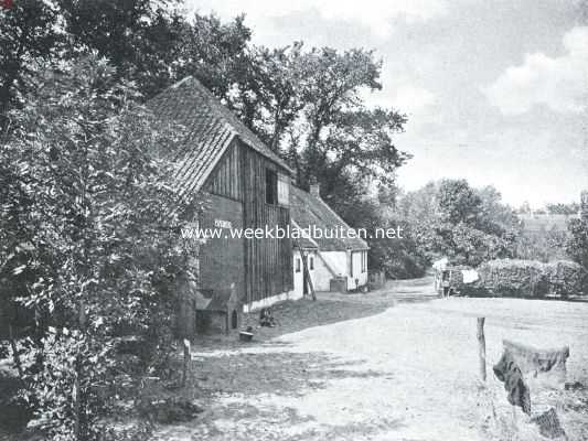 Noord-Holland, 1920, Castricum, Castricum. Boerderijtje in de duinen bij Castricum