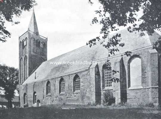 Noord-Holland, 1920, Castricum, Castricum. De oude kerk te Castricum