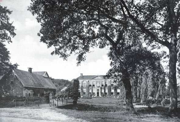 Drenthe, 1920, Dwingelo, Het Huis Oldengaerde en de vroegere havezathen te Dwingeloo. Het Huis Oldengaerde te Dwingelo