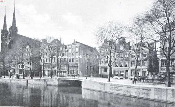 Een zonderling onteigeningsplan. De bedreigde huizen aan het Singel, ter plaatse waar het gebouw voor de Nederlandsche Bank zou moeten verrijzen