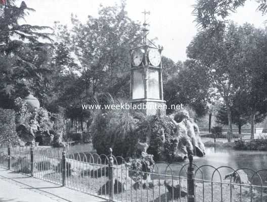 Itali, 1920, Rome, Wateruurwerk te Rome