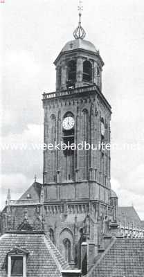 De toren van de Groote of St. Lebuinuskerk te Deventer