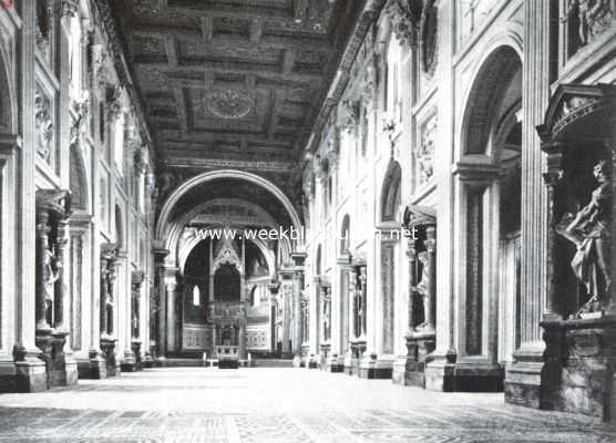 Itali, 1920, Rome, Kerken en curiositeiten in Rome. Sint Jan van 't Latheraan, inwendig