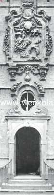 Belgi, 1920, Oudenaarde, Oudenaarde. Buitenportiek van Maagdendale