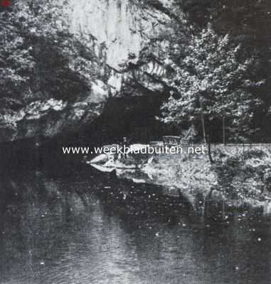 Belgi, 1920, Han, Het wonder der Ardennen. De uitgang van de grot van Han