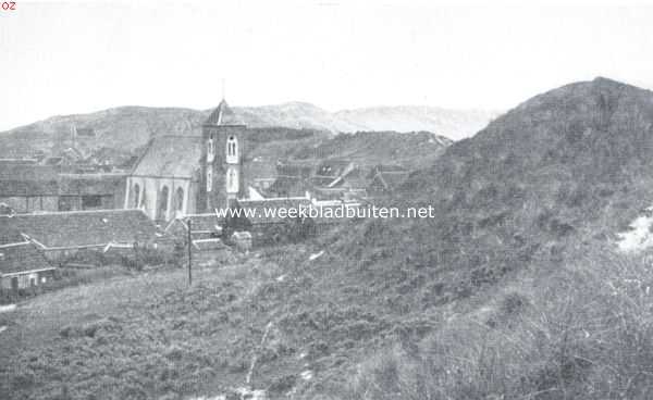 Zeeland, 1920, Zoutelande, Walcheren. Het kerkje van Zoutelande