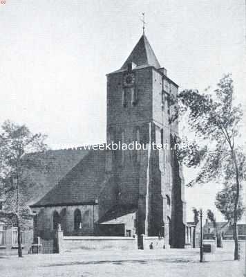 Zeeland, 1920, Souburg, Walcheren. De kerk te Oost-Souburg