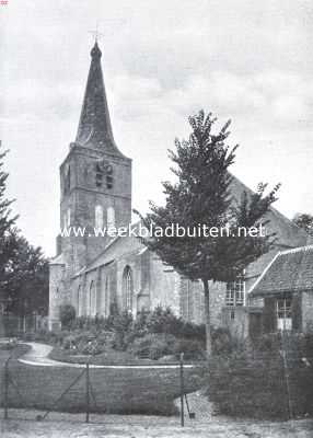 Zeeland, 1920, Domburg, Walcheren. De kerk te Domburg