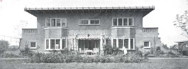 Noord-Holland, 1921, Bennebroek, Moderne landhuizen. Huize 