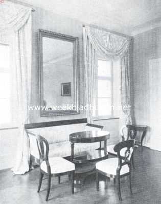 Oostenrijk, 1921, Baden, Het landhuis de Weilburg te Baden. In de conversatiezaal